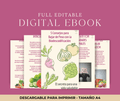 Portada del ebook 'BAP BAJA de PESO SIN DIETAS!! con la Biodescodificación' con ilustraciones de vegetales y fondo rosa, ideal para terapias holísticas y desarrollo personal.