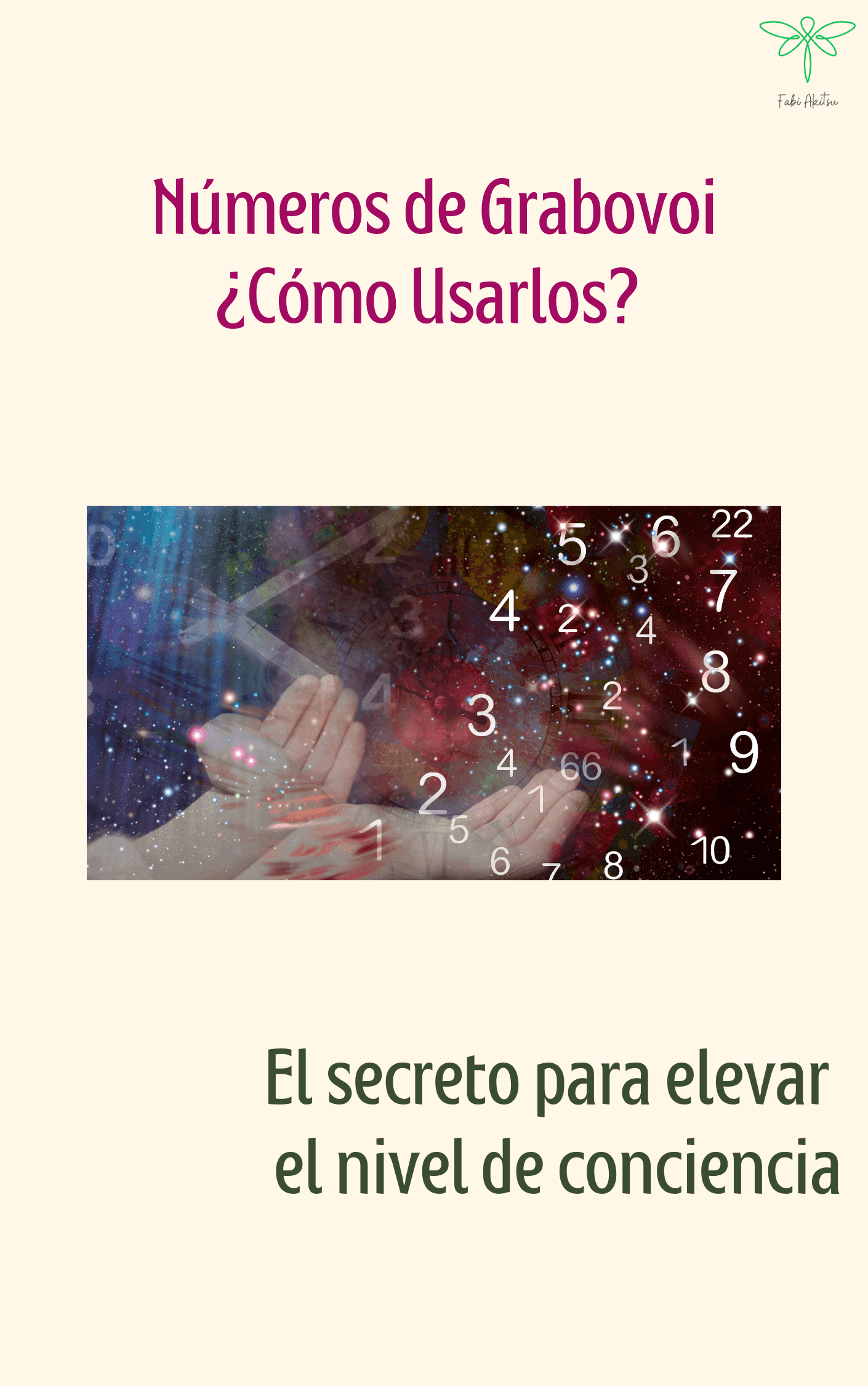Portada del ebook 'Números Grabovoi ¿Cómo usarlos? iniciarse en ésta técnica' con fondo cósmico, números flotantes y mano extendida. Ideal para quienes buscan armonizar su vida con numerología terapéutica y física cuántica.