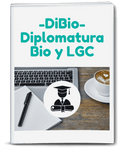 Portada del curso online Diplomatura Biodescodificación y Lógica Global Convergente con ícono de graduación, laptop y café sobre mesa de madera. Ideal para quienes buscan terapias alternativas y desarrollo personal desde casa.